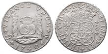 Mexico, Philipp V. 1700-1746, 8 Reales 1740