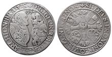 Brandenburg Franken, Georg und Albrecht 1527-1545, Taler 1544