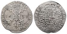 Belgien Brabant, Philipp IV. 1621-1665, 1/2 Patagon 1631