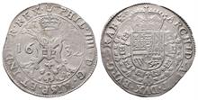 Belgien Brabant, Philipp IV. 1621-1665, 1/2 Patagon 1632