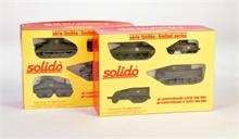 Solido, 2 Sets  Militärfahrzeuge von 1984