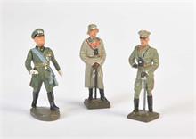 Lineol, Elastolin, Mussolini + 2 Generäle