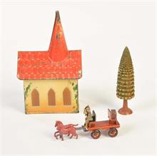 Plank, Miniaturen (Kirche, Feuerwehr u.a.)