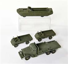 Dinky Toys, 4 Militärfahrzeuge