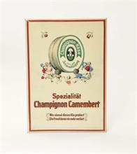 Semi Glasschild "Champion Camembert"