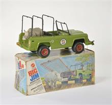 Mattel, Big Jim Safari Jeep + Nashorn