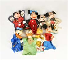 8 Disney Handpuppen