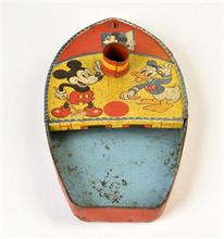 Disney Boot mit Micky + Donald Motiven