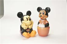2 Micky Maus Großfiguren