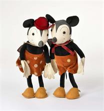 2 Micky Maus Figuren