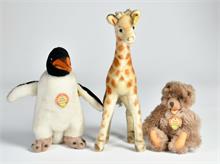 Steiff, Cosy Charly, Cosy Teddy & Giraffe