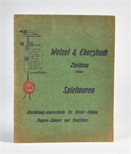 Katalog Wetzel & Ebersbach um 1925
