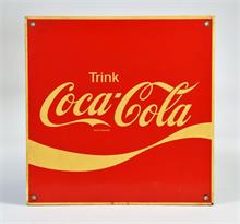 Coca Cola, Blechschild