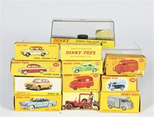 Dinky Toys, 12 Originalverpackungen
