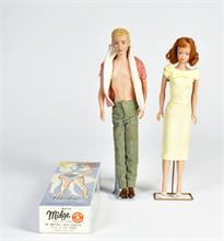 Mattel Midget, Barbie und Ken