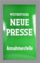 Westdeutsche Neue Presse Annahmestelle, Emailschild