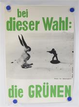 Plakat "Die Grünen" J. Beuys 1979