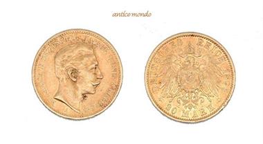 Kaiserreich Preussen, Wilhelm II., 1888-1918, 20 Mark, 1895 A