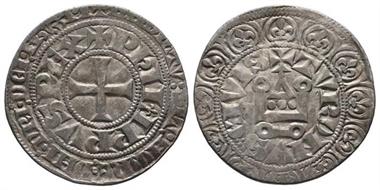 Frankreich, Philipp IV., 1285-1314, Turnose (Gros tournois), o.J.