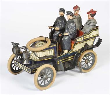Günthermann, Limousine mit 4 original Figuren
