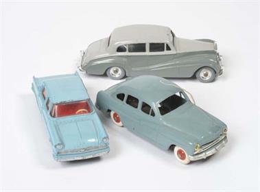 Norev/Dinky Toys: Ford Vedette, Opel Kapitän, Rolls Royce Silver Wraith