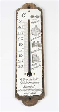 Thermometer "A. Braun & Sohn" Opteikermeister
