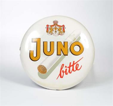 Emailleschild "Juno"