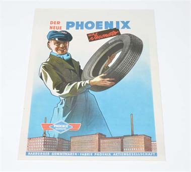 Prospekt  Phoenix Reifen 50er Jahre