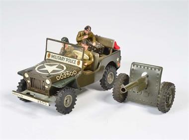 Arnold, Jeep + Geschützanhänger
