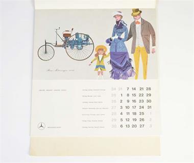 Kalender "Mercedes Benz" 1962