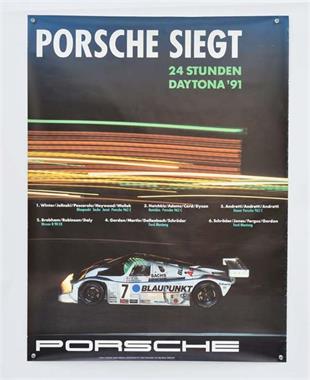 4 verschiedene Porsche Plakate
