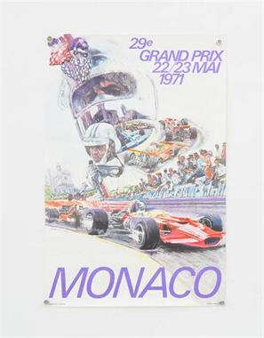 Plakat "Monaco Grand Prix " 1971