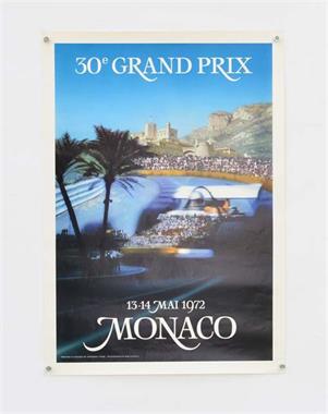 Plakat "Grand Prix Monaco" 1972