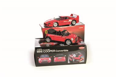 Kyosho, 2 Modellautos Ferrari + Mini Cooper