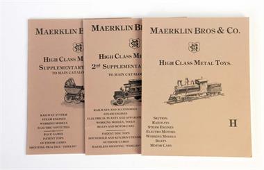 Märklin, 3 Katalog Nachdrucke