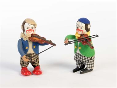 Schuco, 2 Clowns mit Geige