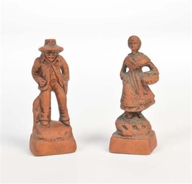 2 Keramik Figuren