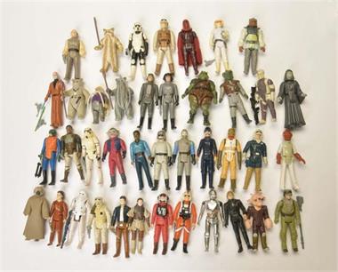 Star Wars, 39 Figuren (meist mit Waffen)