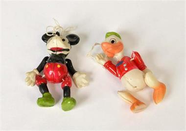 Micky Maus + Donald Duck Anhänger