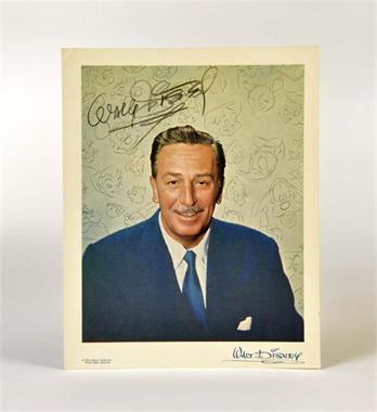 Walt Disney Originalautogramm