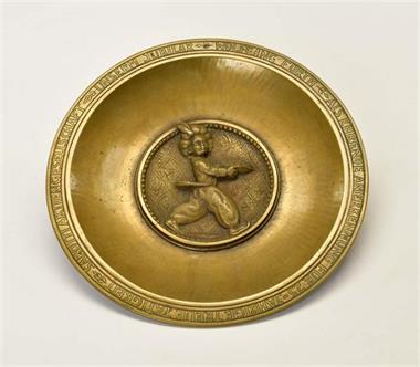 Bronzeteller "Sarotti"