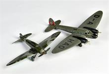 Lehmann, 2 Heinkel Flugzeuge