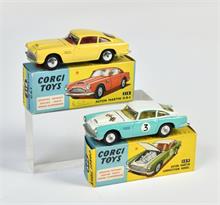 Corgi Toys, 218 Aston Martin DB4 & 309 Aston Martin Competition Model