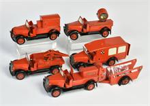 Tekno, 5 Feuerwehr Fahrzeuge