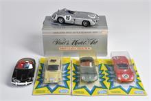 Huki, Tippco, 4 Fahrzeuge + MB 300 SLR Le Mans 1955