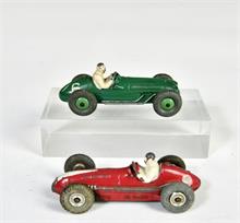 Dinky Toys, 2x Monoposto Rennwagen