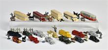 Wiking, 18 Fahrzeuge und Zivilfiguren, Miniaturmodelle