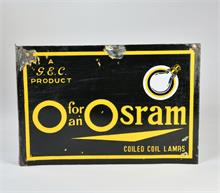O for an Osram, Emailschild