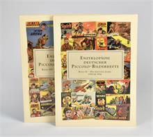 2 Bücher, Enzyklopädie der Piccolo Bilderhefte mit allen Comics der Lehning-Ära von 1955-1958