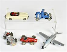 Schuco, 4x Micro Racer & Micro Jet